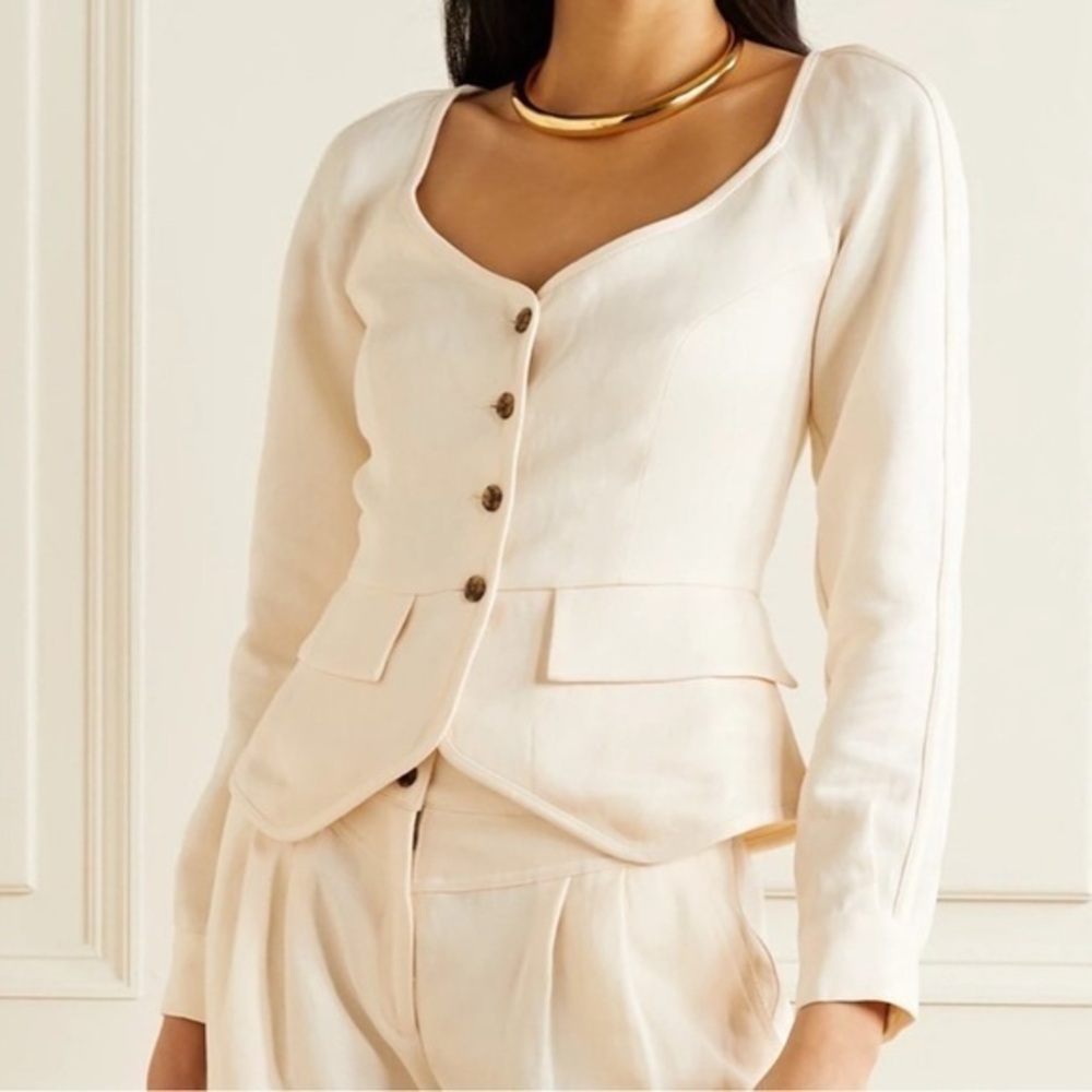 Mara Hoffman's Ava Linen Blend Blouse